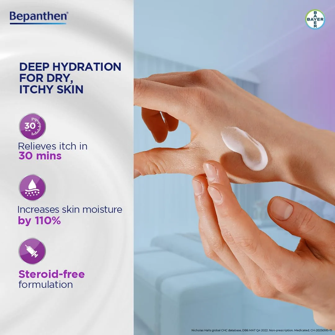 Bepanthen SensiCalm Cream For Face & Body | Soothing Skin Barrier Cream | Cortisone-Free Relief for Dryness and Itching-2