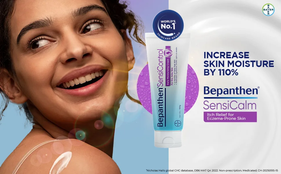 Bepanthen SensiCalm Cream For Face & Body | Soothing Skin Barrier Cream | Cortisone-Free Relief for Dryness and Itching-5