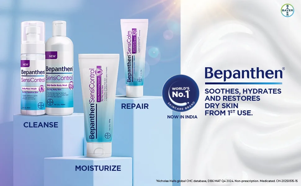 Bepanthen SensiCalm Cream For Face & Body | Soothing Skin Barrier Cream | Cortisone-Free Relief for Dryness and Itching-6