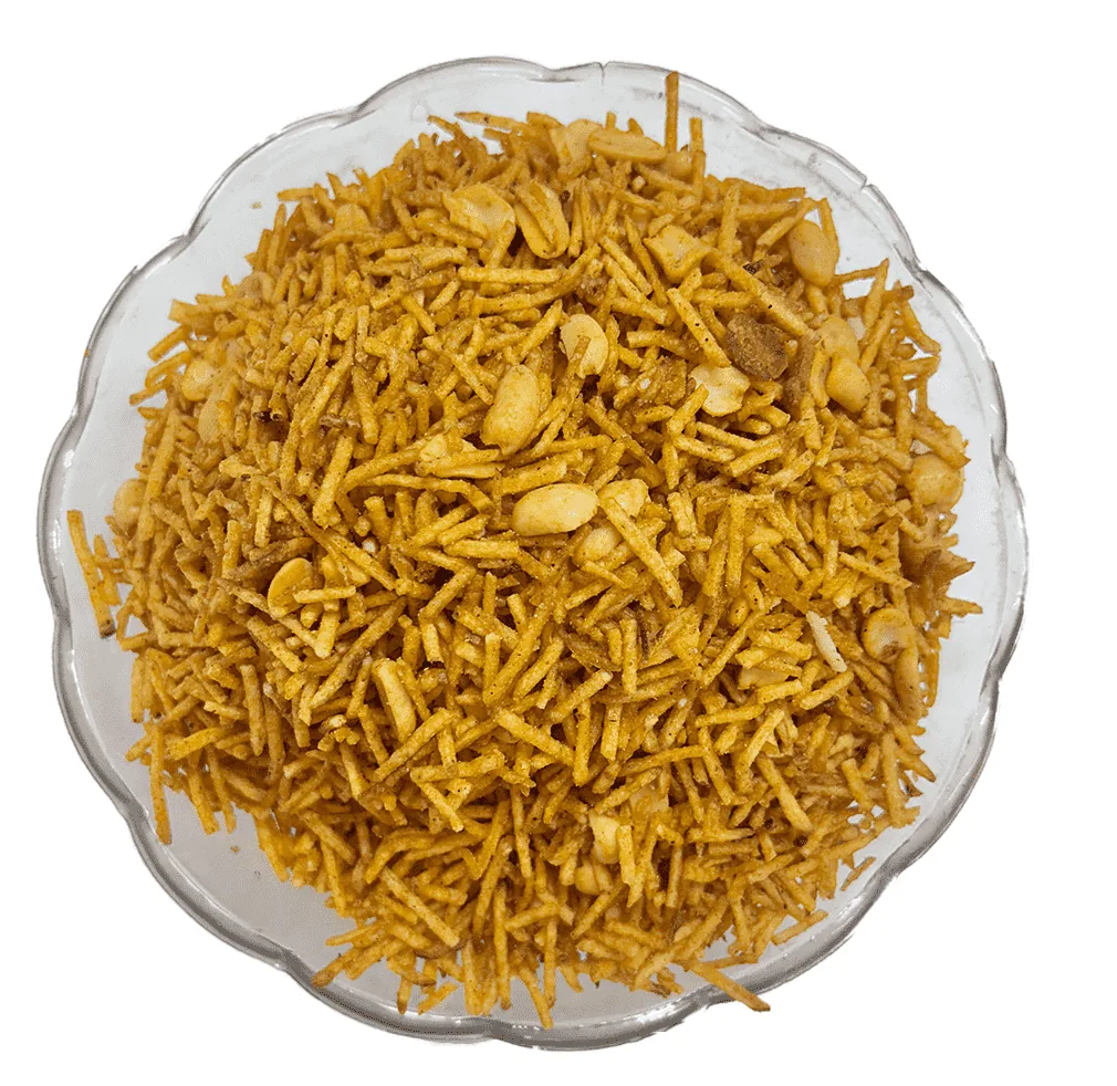 Bhole G Namkeen & Wafers Lausan Mix | Authentic Garlic Namkeen | Crispy Gujarati Farsan