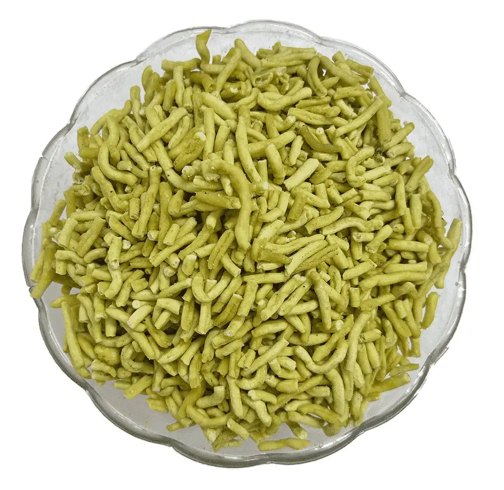 Bhole G Namkeen & Wafers Palak Gathiya | Crispy Gujarati Spinach Farsan | Authentic Surat Snack 400 gm