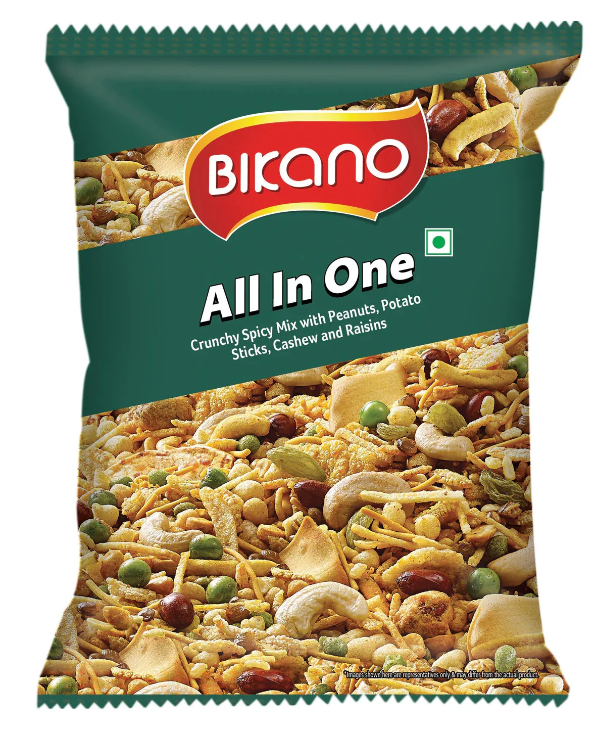 Bikanervala Bikano All In One | Spicy Namkeen Mixture | Crunchy Indian Tea Time Snack 200 gm