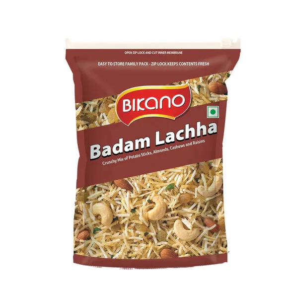 Bikanervala Bikano Badam Lachha | Crispy Almond Sweet Snack | Authentic Festival Treat 400 gm