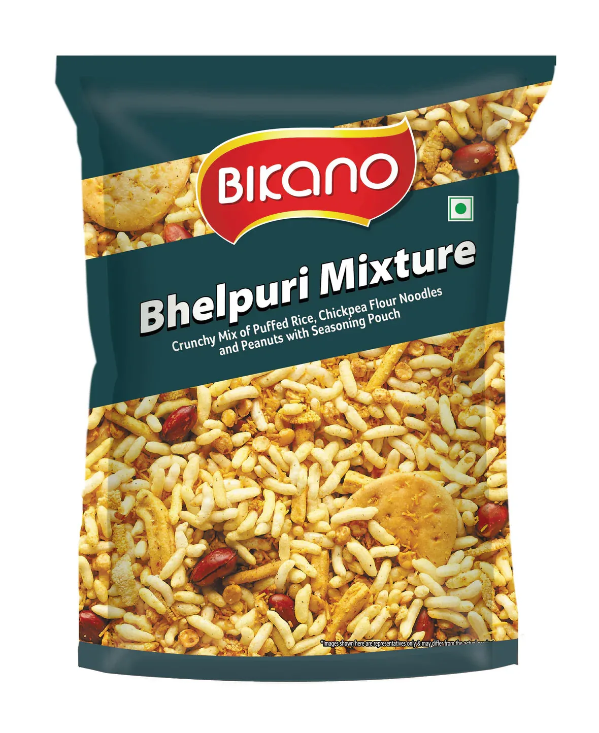 Bikanervala Bikano Bhelpuri | Tangy Indian Street Snack Mix | Crunchy Puffed Rice Namkeen 400 gm