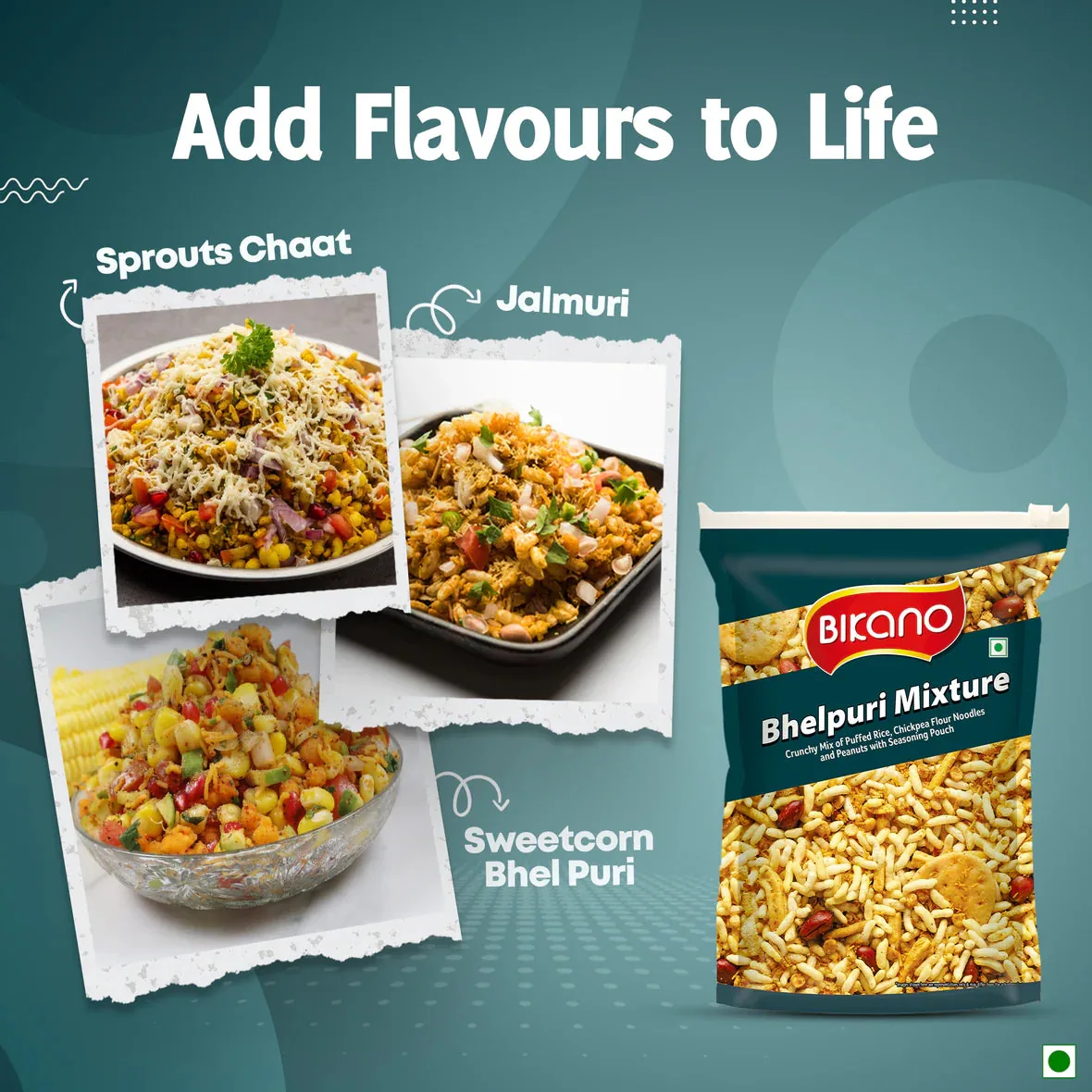 Bikanervala Bikano Bhelpuri | Tangy Indian Street Snack Mix | Crunchy Puffed Rice Namkeen-3