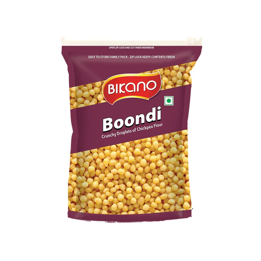 Bikanervala Bikano Boondi Salted | Crispy Gram Flour Pearls | Savory Indian Namkeen-1
