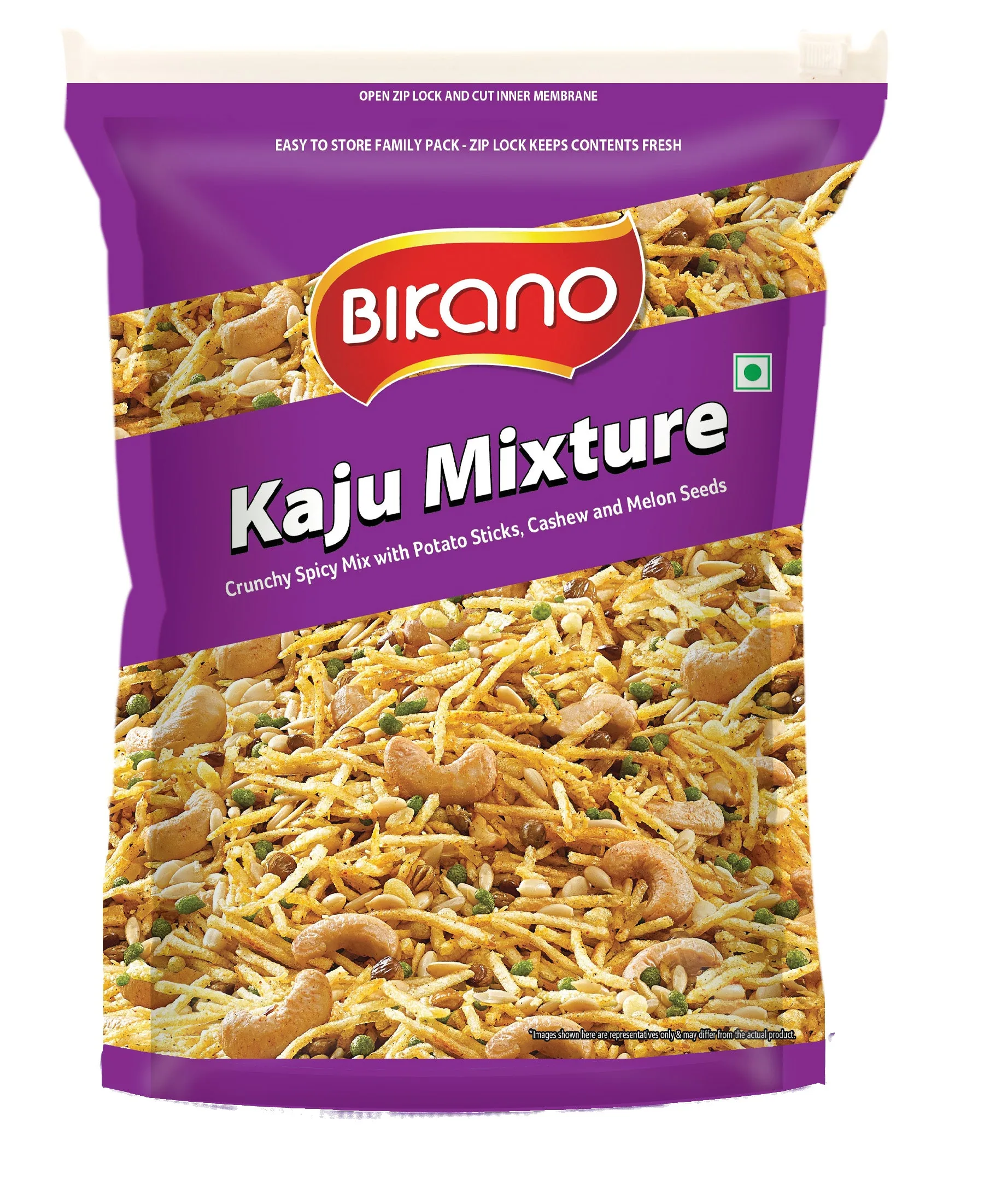 Bikanervala Bikano Kaju Mixture | Premium Cashew Namkeen | Authentic Indian Snack