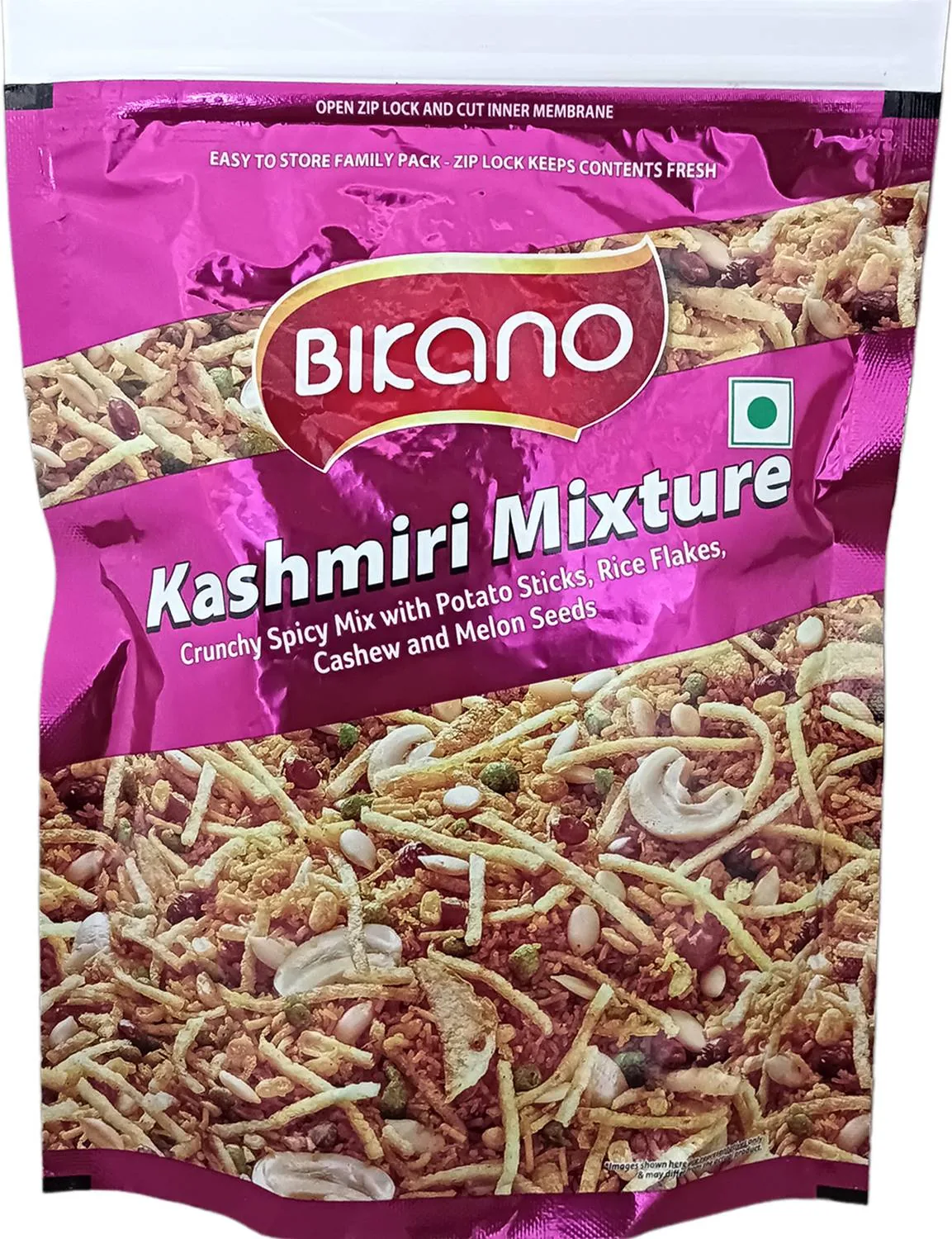Bikanervala Bikano Kashmiri Mix | Crispy Indian Namkeen | Traditional Sweet & Savory Snack