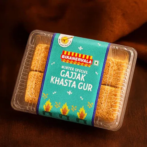 Bikanervala Gajjak Khasta Gur | Crispy Jaggery & Sesame Sweet | Traditional Winter Delicacy 400 gm