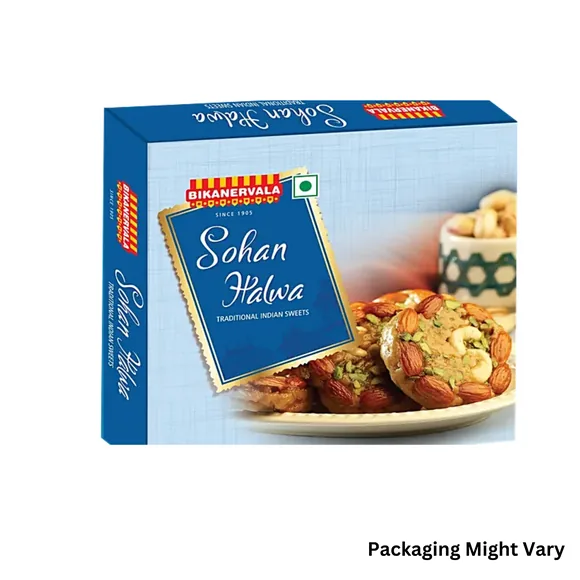 Bikanervala Halwa Sohan | Traditional Ghee Soan Halwa | Crunchy Nutty Mithai 1 kg