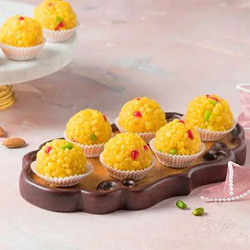 Bikanervala Bikaneri Laddu | Authentic Desi Ghee Mithai | Festive Indian Sweet 500 gm