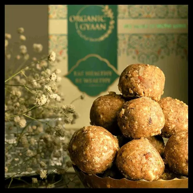 Bikanervala Sweets Gond Laddu | Traditional Edible Gum Sweet | Made with Pure Desi Ghee & Nuts