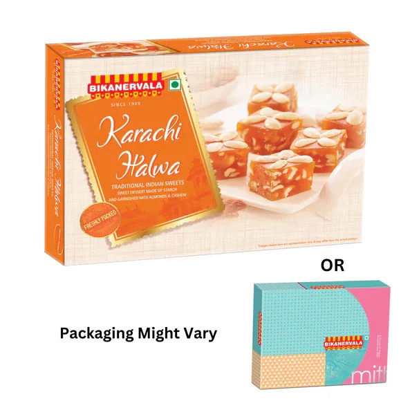 Bikanervala Sweets Karachi Halwa | Authentic Chewy Mithai | Pure Ghee Sweet-2