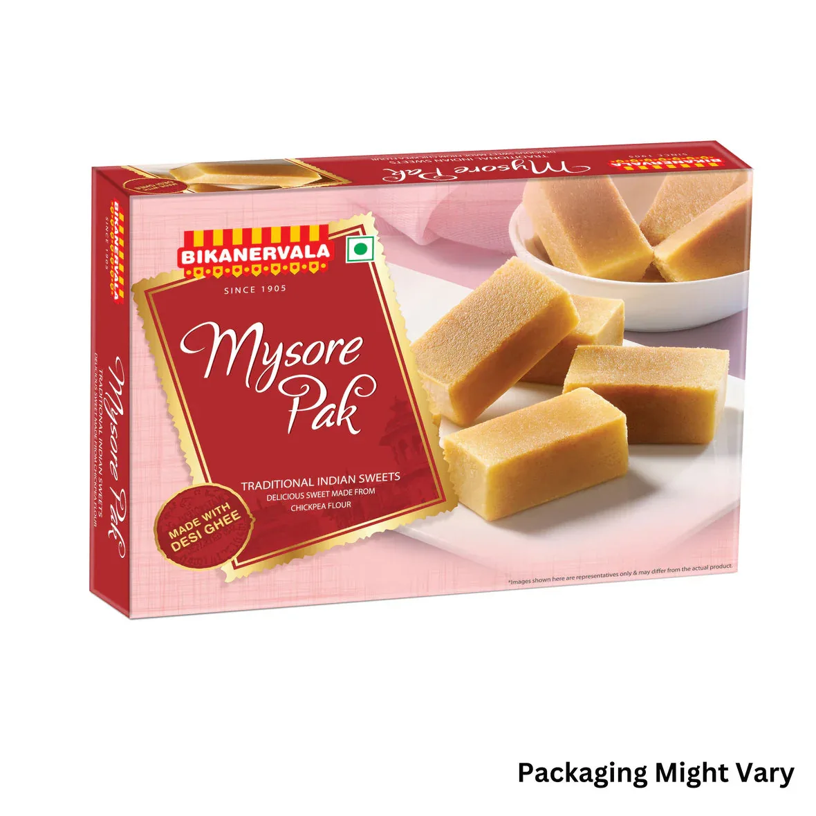 Bikanervala Sweets Mysore Pak | Traditional Ghee Mithai | Authentic South Indian Sweet-2