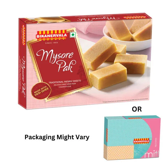Bikanervala Sweets Mysore Pak | Traditional Ghee Mithai | Authentic South Indian Sweet-3