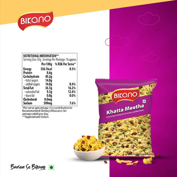 Bikano Khatta Meetha Mixture-6