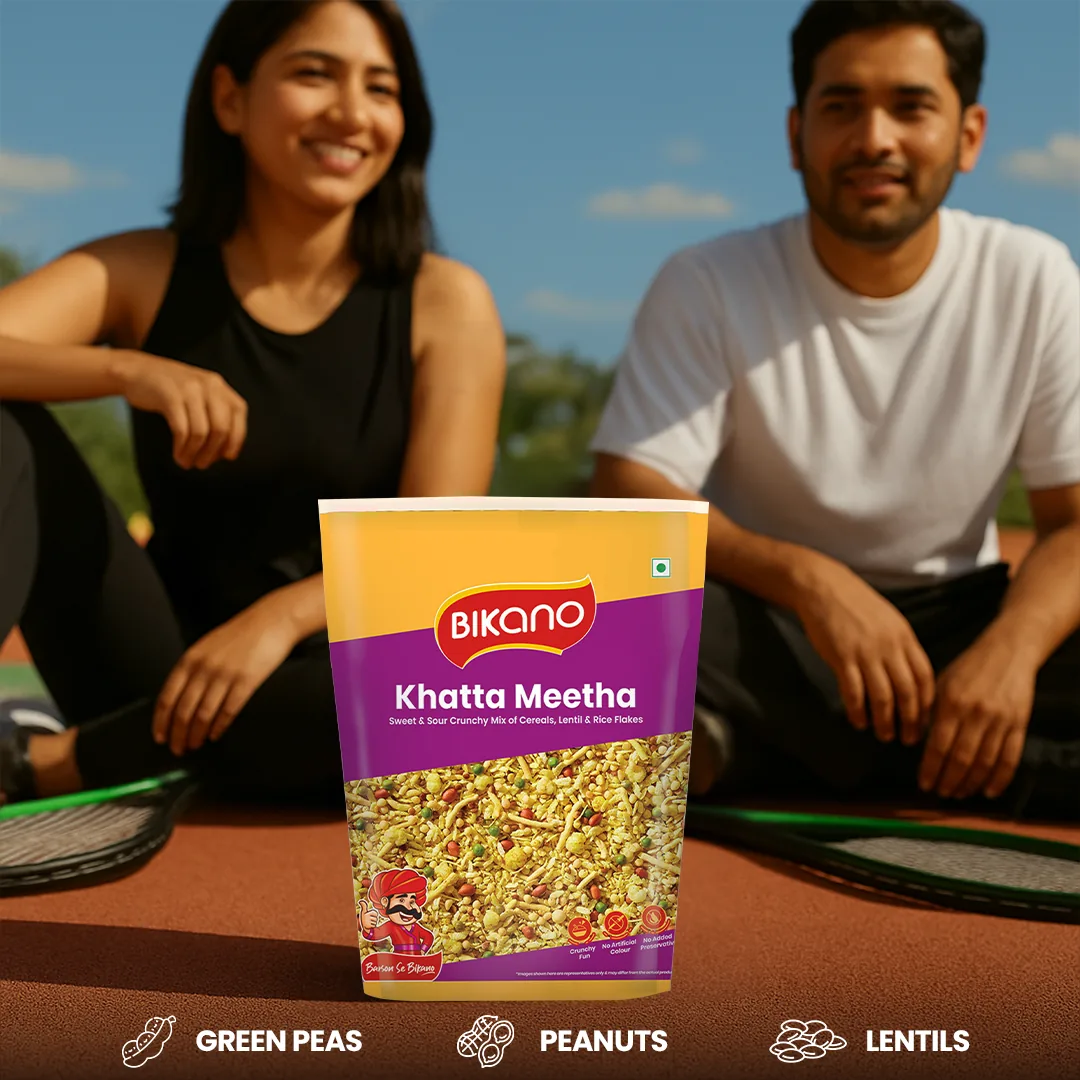 Bikanervala Bikano Khatta Meetha | Sweet & Tangy Namkeen Mixture | Authentic Indian Evening Snack-2
