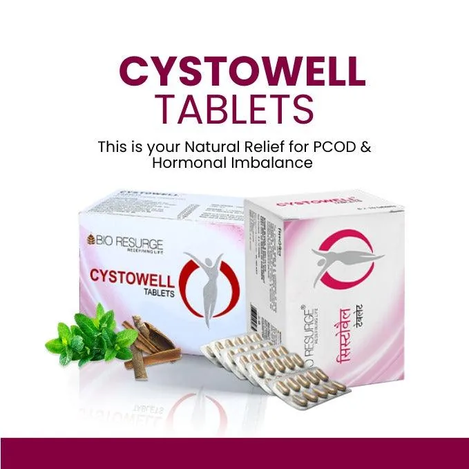 Bio Resurge Life Cystowell Tablets | Ayurvedic Women's Wellness Supplement | Supports Hormonal Balance & Ovarian Health-4