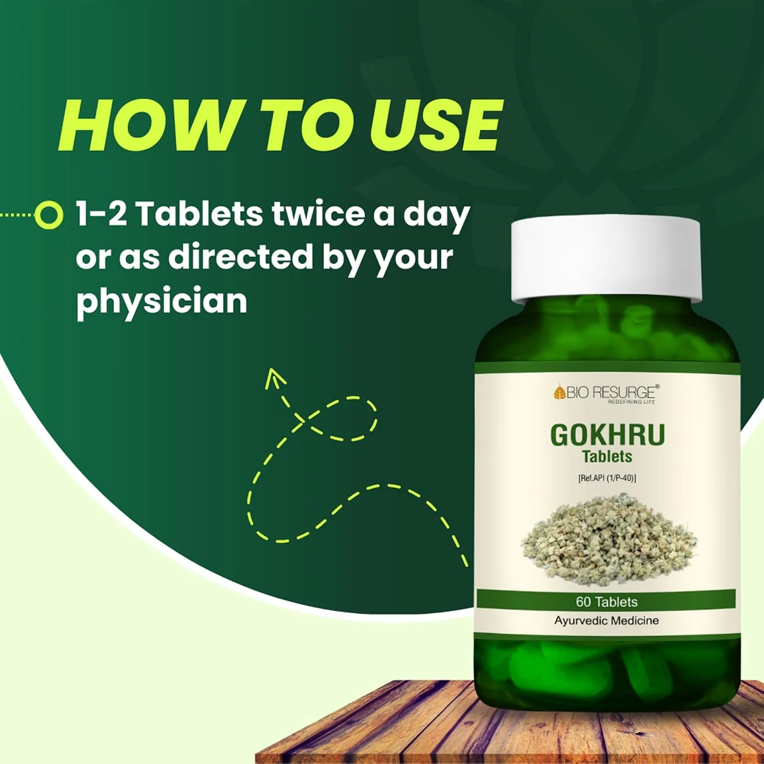 Bio Resurge Life Gokhru Tablets | Ayurvedic Gokshura Supplement | Kidney and Urinary Support-4