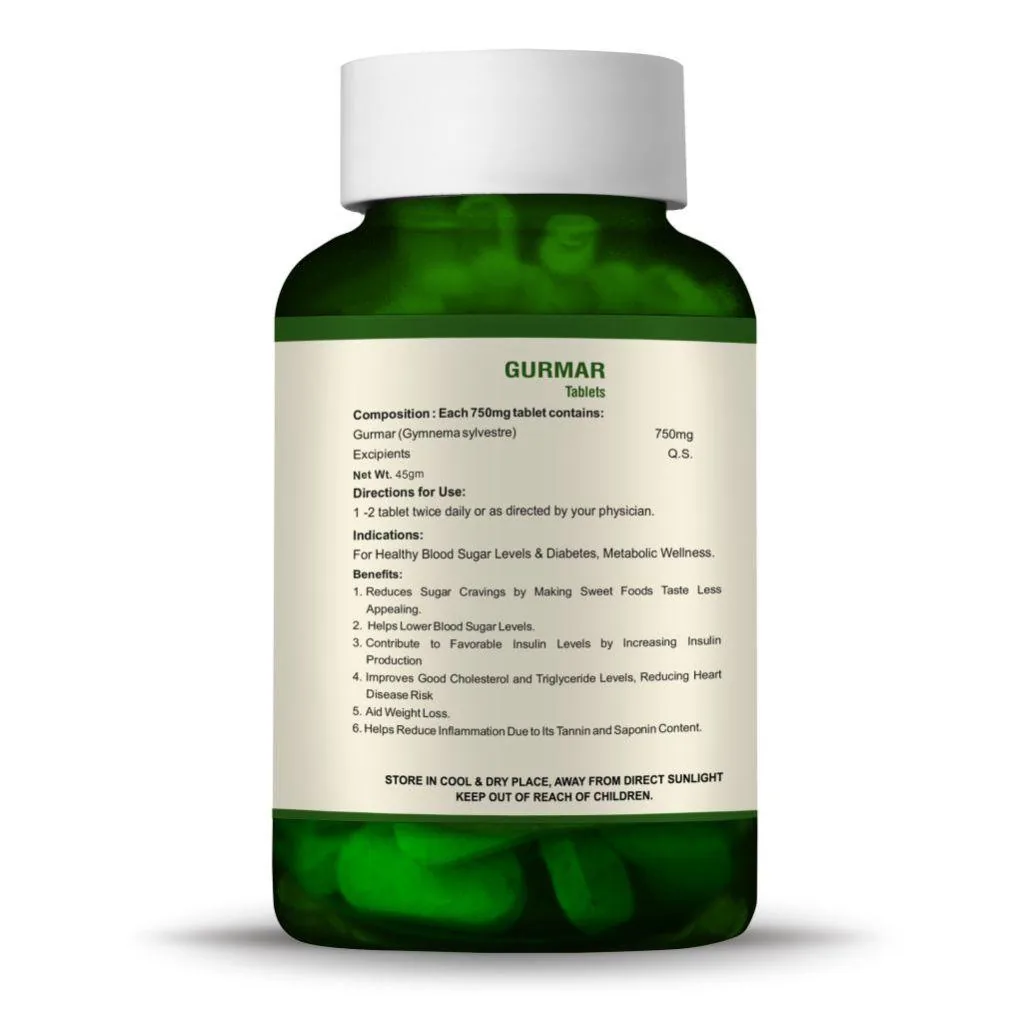 Bio Resurge Life Gurmar Tablets | Ayurvedic Gymnema Sylvestre Supplement | Natural Blood Sugar Support-2