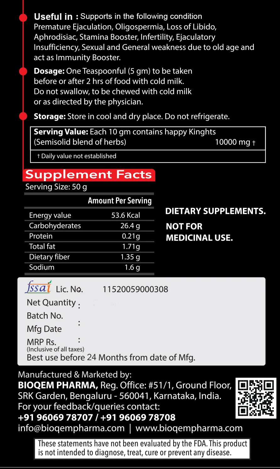 Bioqem Pharma Happy Knights | Children's Wellness Supplement | Supports Growth & Immunity-4
