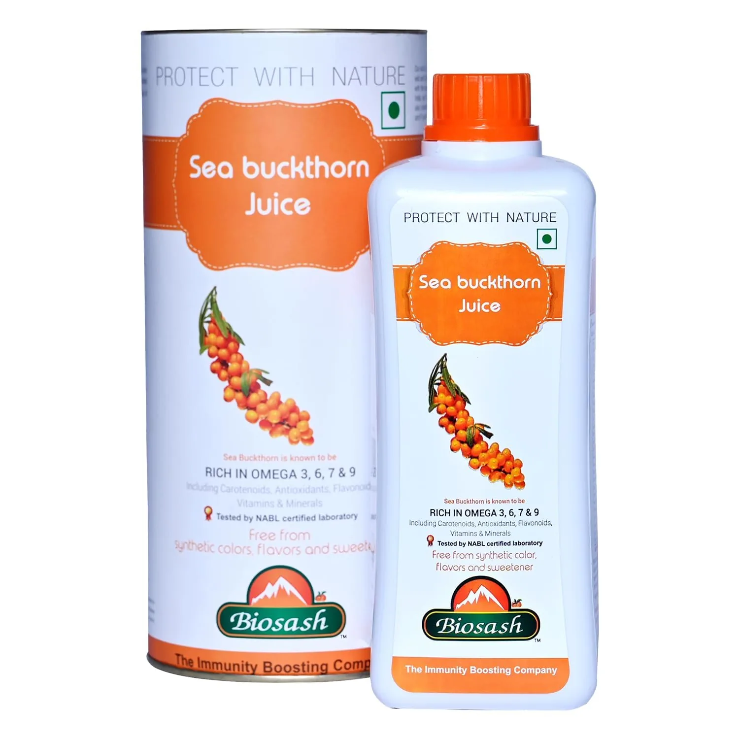 Biosash Sea Buckthorn Pulp Juice | Nutrient-Rich Himalayan Berry Extract | Natural Immunity and Skin Support-2