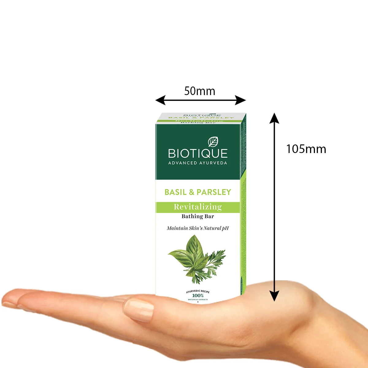 Biotique Advanced Ayurveda Bio Basil & Parsley Revitalizing Body Soap | Ayurvedic Cleanser | pH Balanced Formula-2