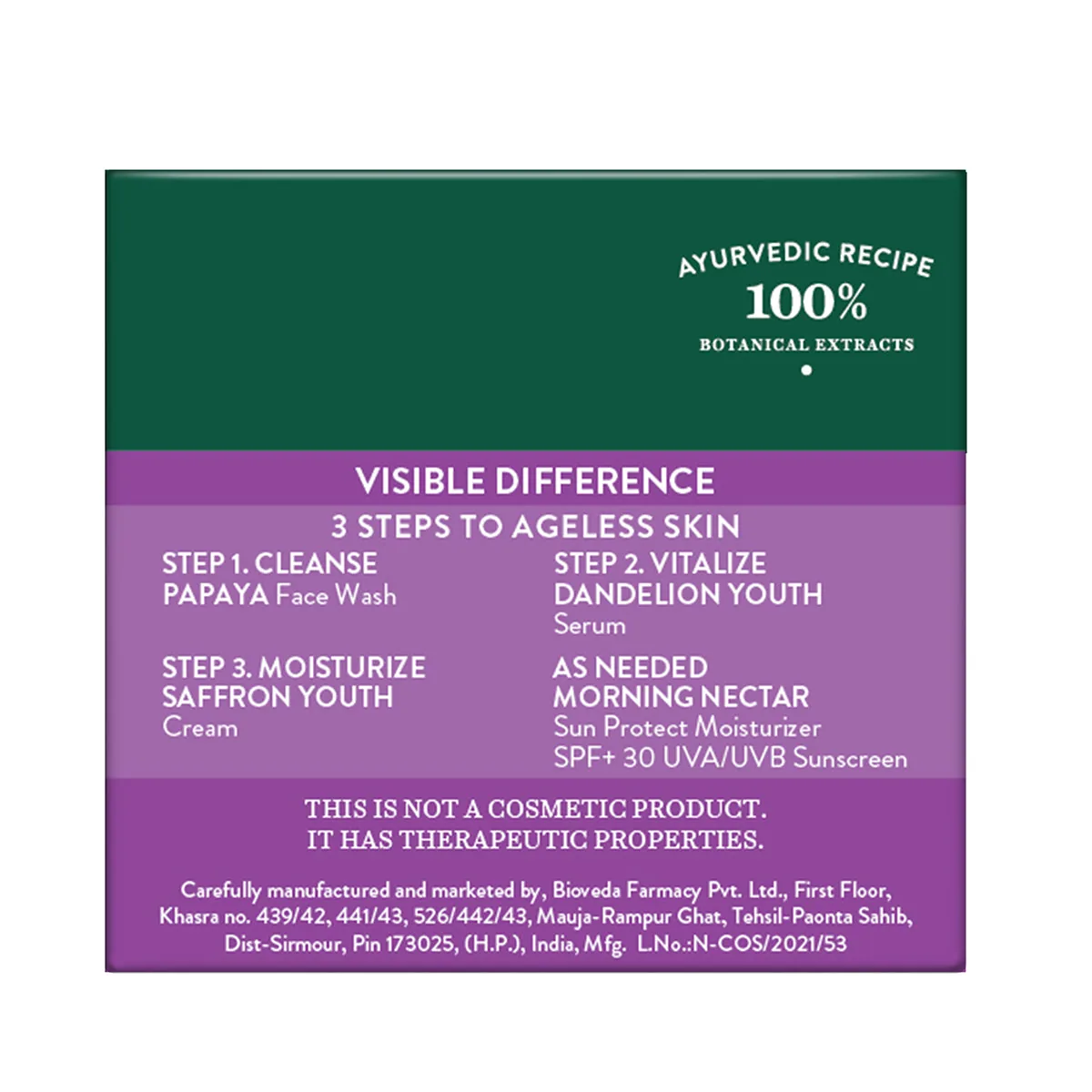 Biotique Advanced Ayurveda Bio Saffron Youth Anti-aging Cream | Hydrating Face Moisturizer | Dewy Glow & Fine Line Care-2