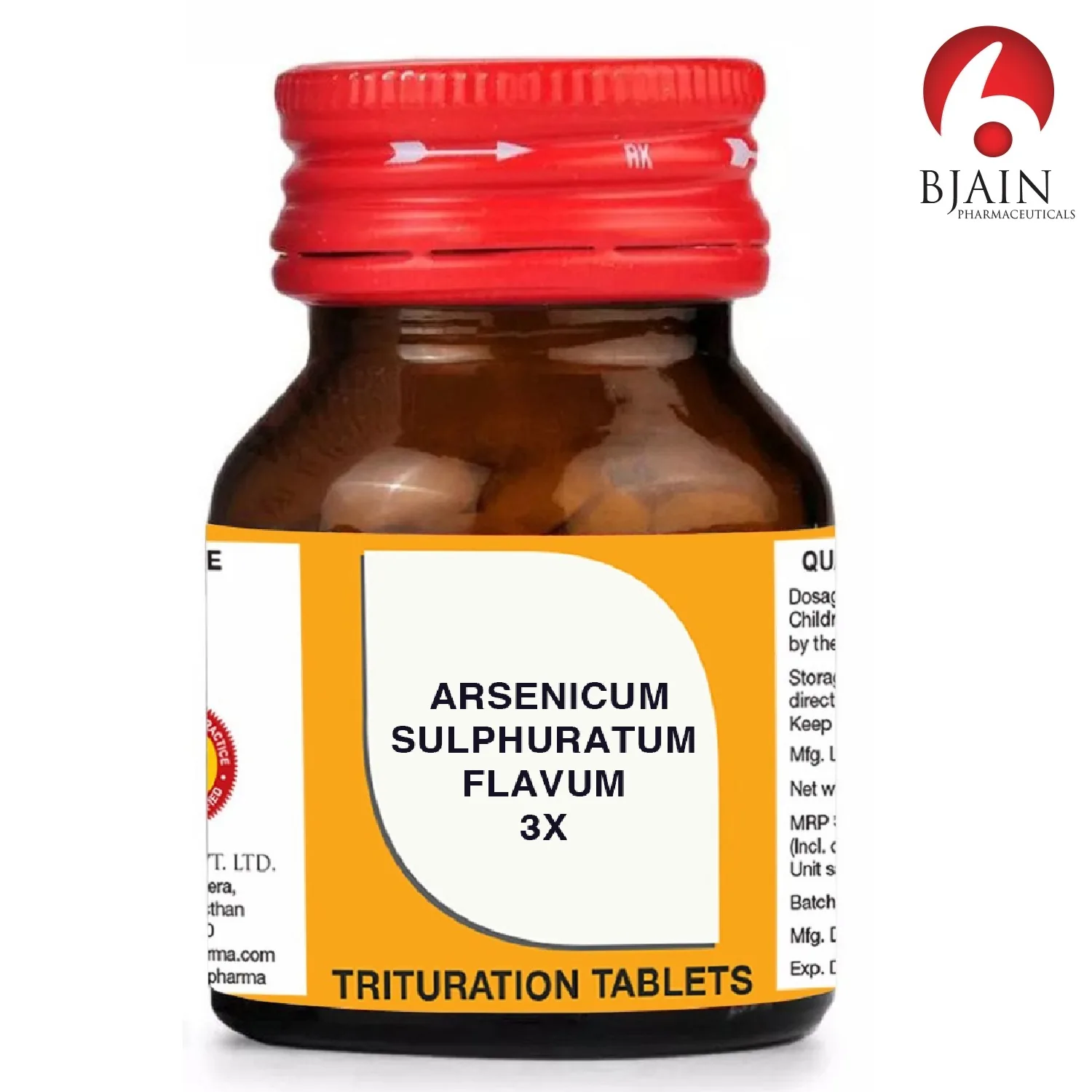 Bjain Homeopathy Arsenicum Sulphuratum Flavum Trituration Tablets | Homeopathic Remedy for Skin and Nerve Support-2