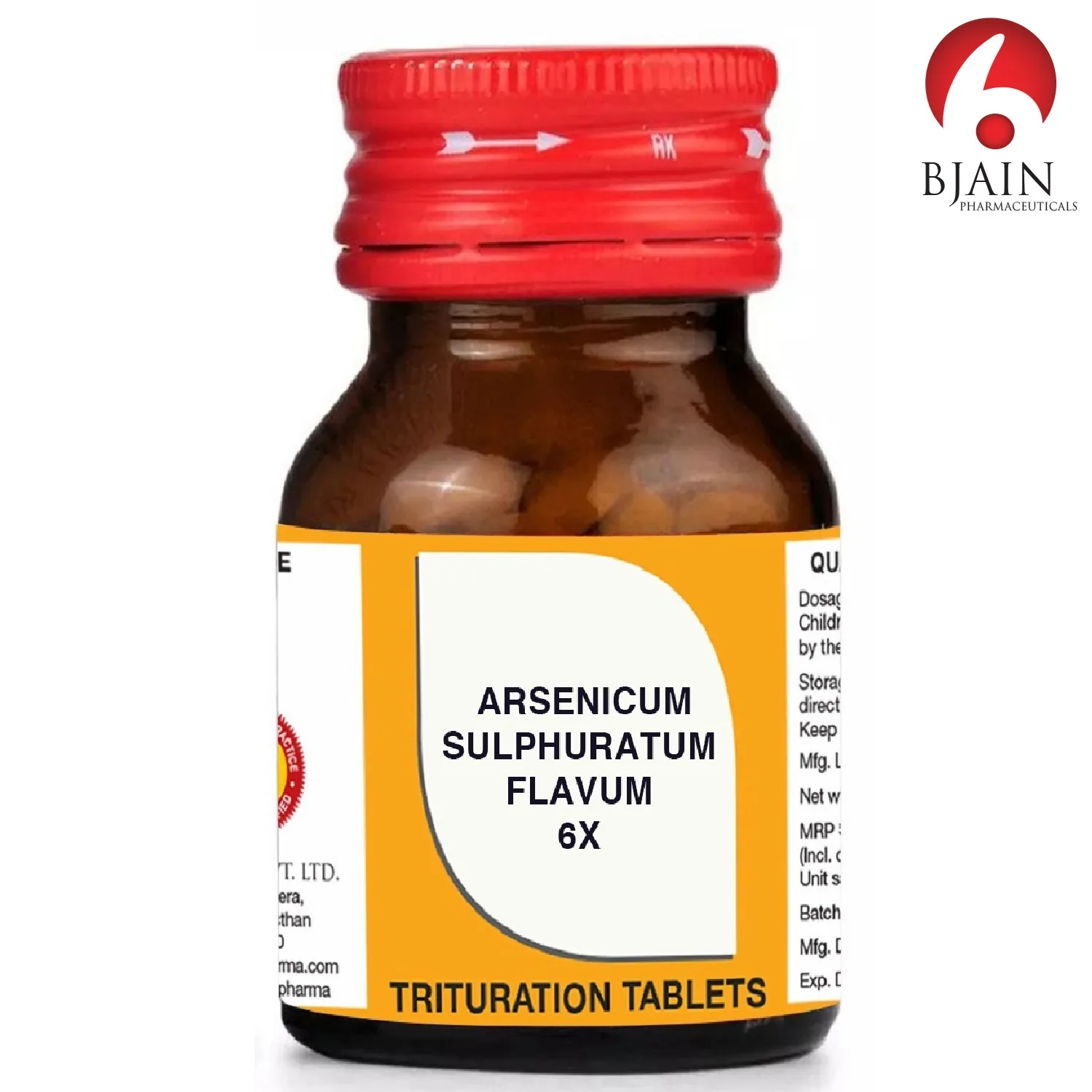 Bjain Homeopathy Arsenicum Sulphuratum Flavum Trituration Tablets | Homeopathic Remedy for Skin and Nerve Support-5