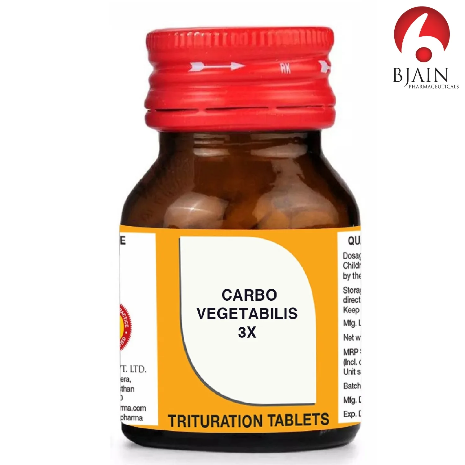 Bjain Homeopathy Carbo Vegetabilis Trituration Tablets | Homeopathic Remedy | Digestive and Circulatory Support-2