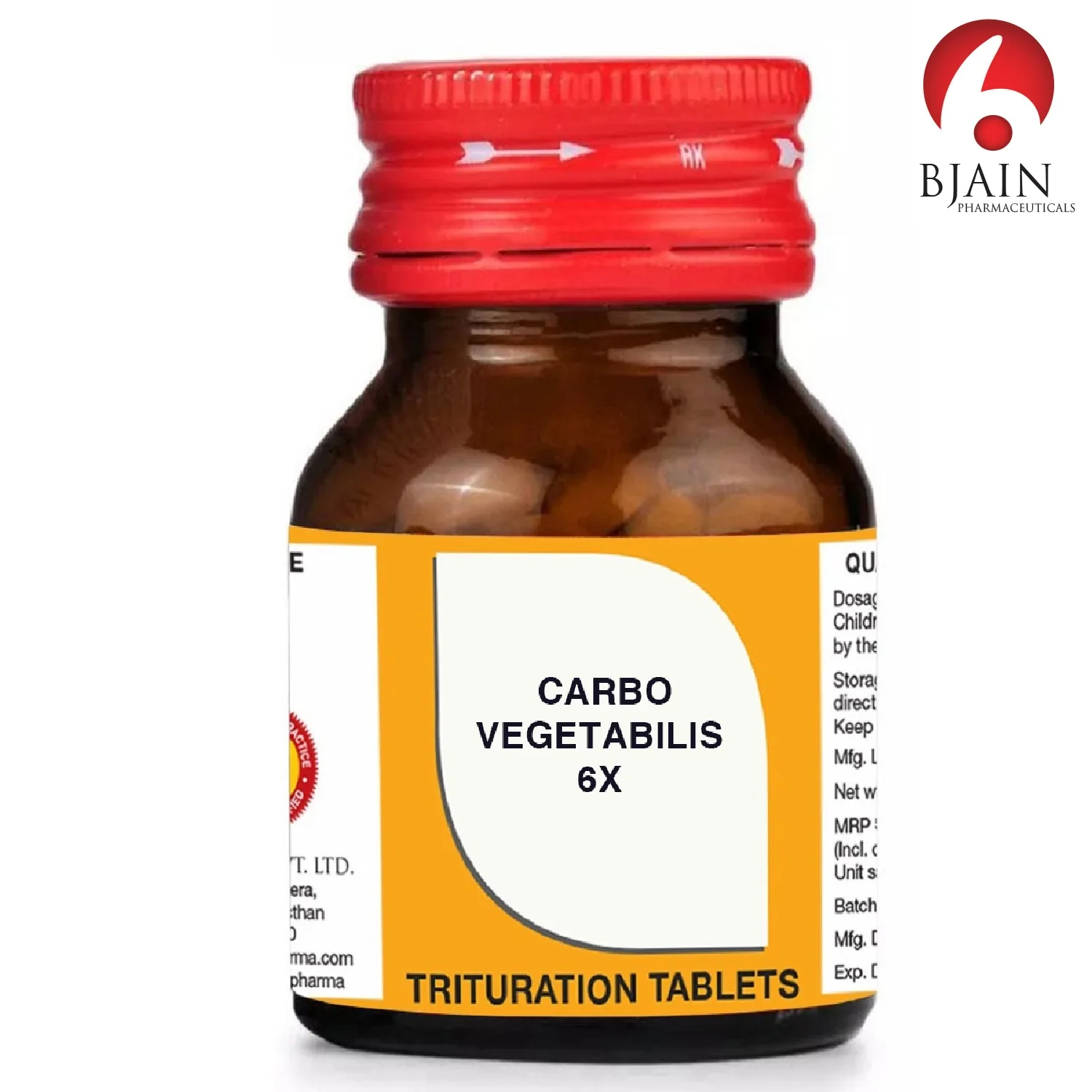 Bjain Homeopathy Carbo Vegetabilis Trituration Tablets | Homeopathic Remedy | Digestive and Circulatory Support-5