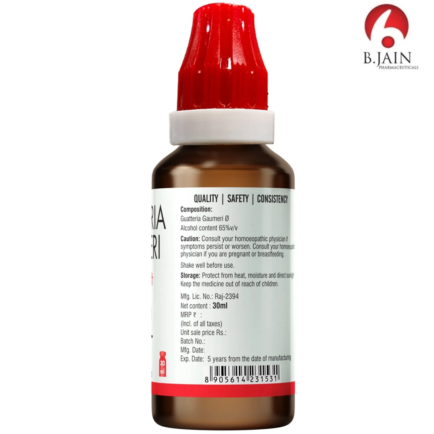 Bjain Homeopathy Guatteria Gaumeri Drops | Natural Homeopathic Liquid Dilution | Traditional Wellness Support-1