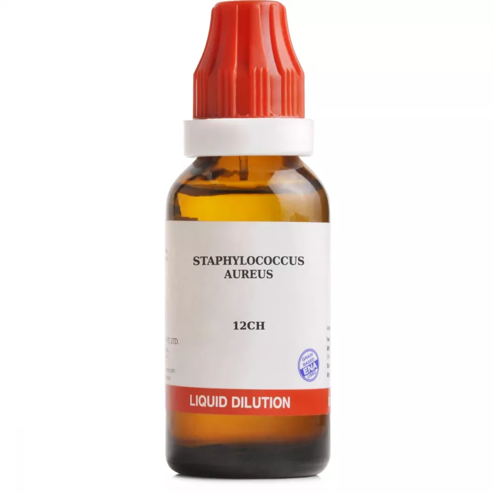 Bjain Homeopathy Staphylococcus Aureus Dilution | Homeopathic Single Remedy | Natural Skin Support-1
