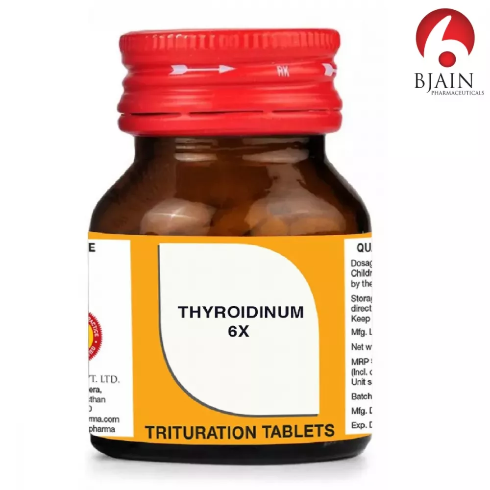 Bjain Homeopathy Thyroidinum Trituration Tablets | Natural Thyroid Support | Metabolism and Energy Balance-2