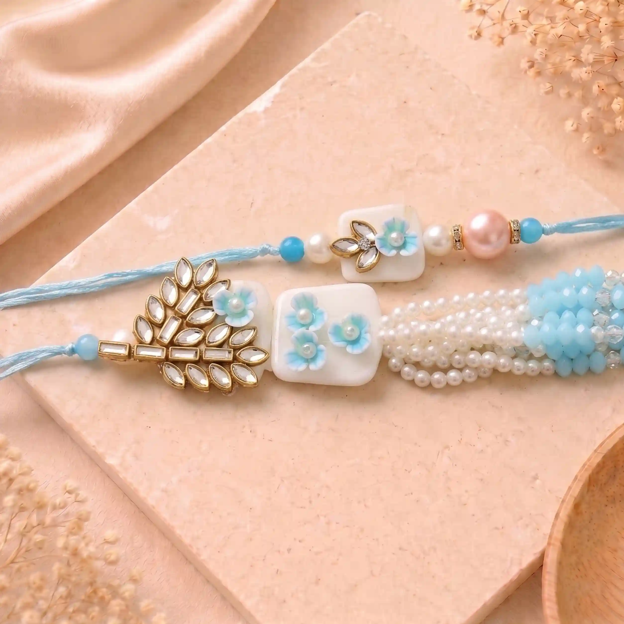 Blue Bhaiya Bhabhi Rakhi