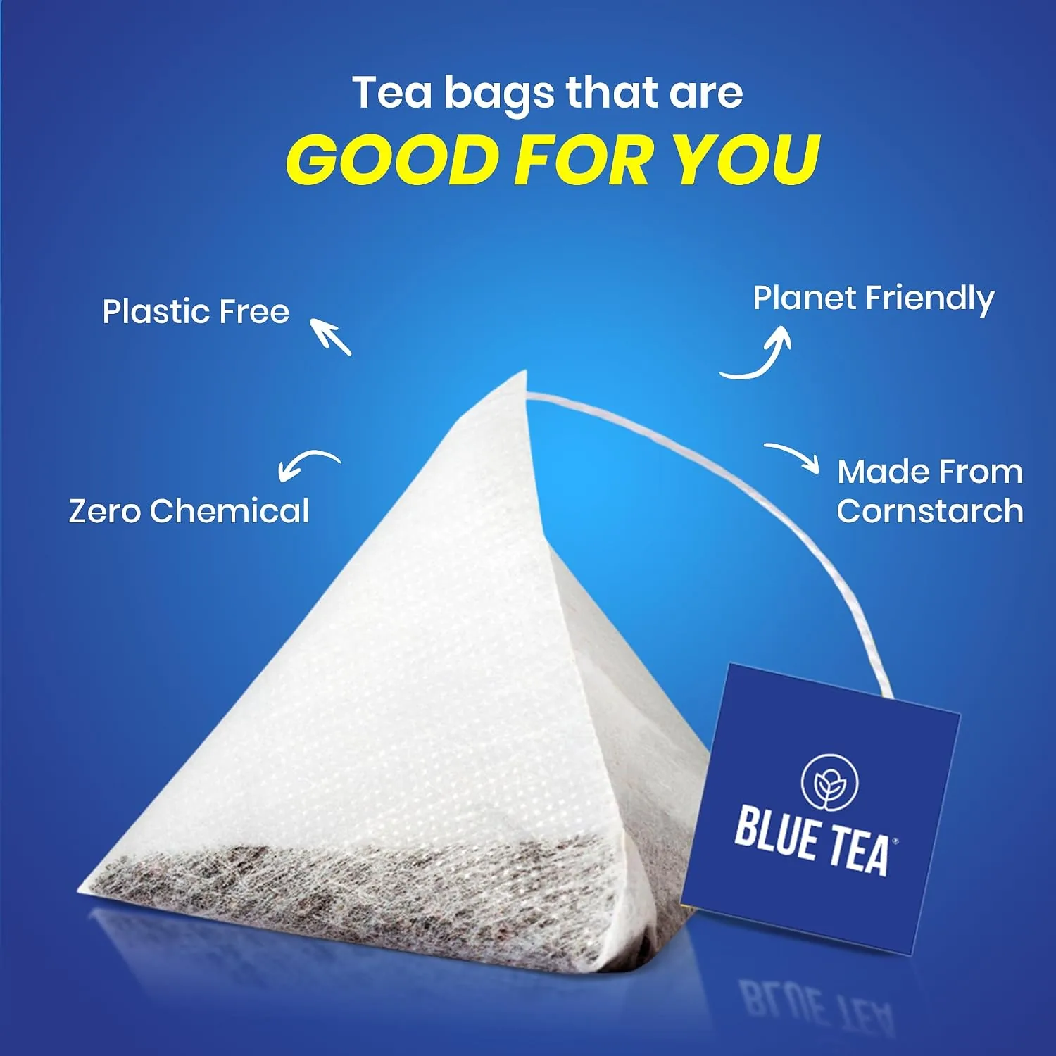 Blue Tea Butterfly Pea Herbal Tea Bags | Caffeine-Free Detox Tea | Antioxidant-Rich Flower Infusion-4