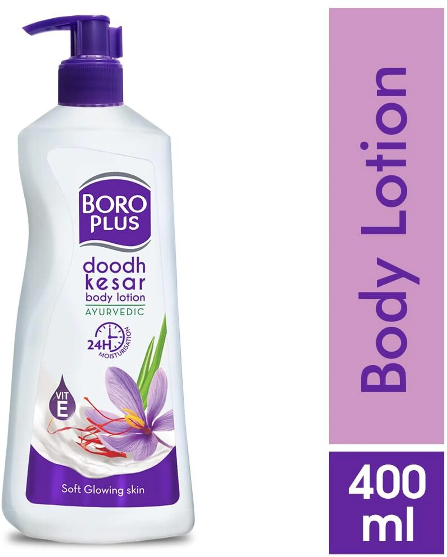 Body Lotion Provides 24Hrs Moisturisation 100% Ayurvedic Lotion, Vitamin E For Dry And Normal Skin With Goodness Of Dhoodh, Badam & Kesar-3