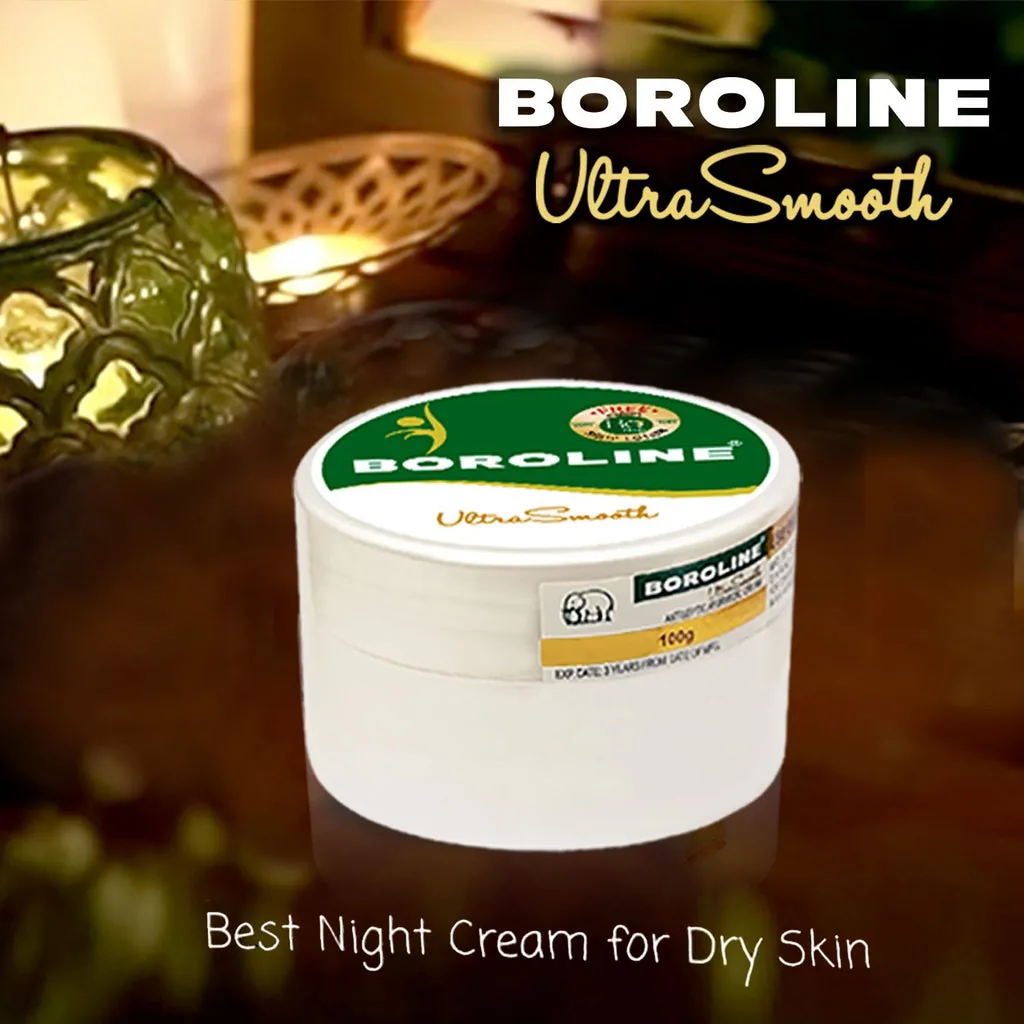 Boroline Ultra Smooth Cream | Antiseptic Night Repair | Softens Dry Skin Overnight-5