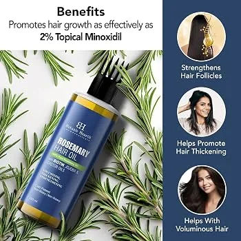 Botanic Hearth 100% Pure Rosemary Oil | Hair Growth & Fall Control-3