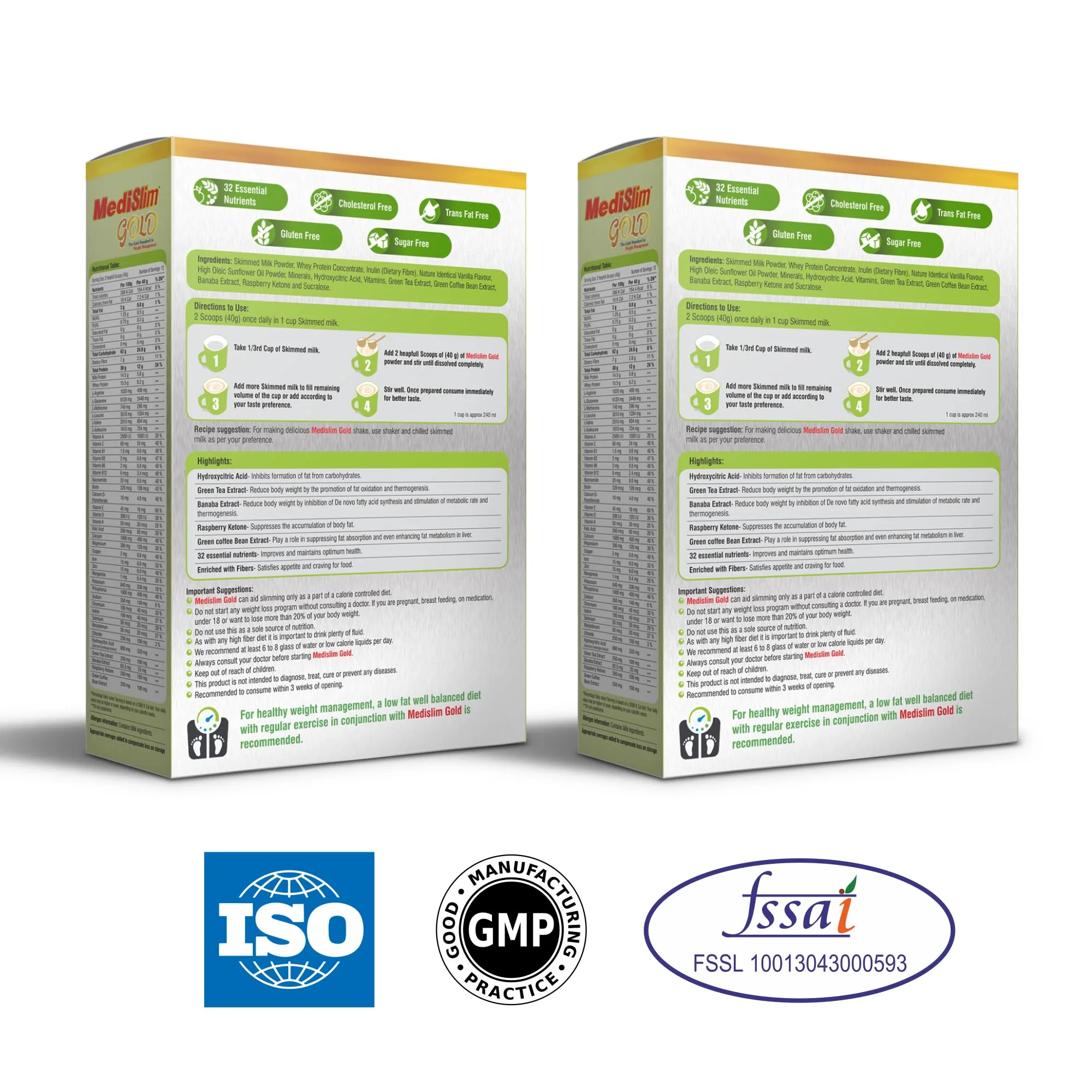 British Biologicals Medislim Powder | Meal Replacement Shake | Vanilla Flavour-4