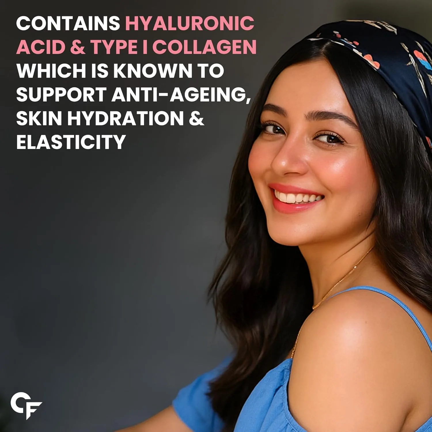 Carbamide Forte Hydrolyzed Marine Collagen Tablets | Type 1 Peptides with Hyaluronic Acid | Skin, Hair & Nails Support-3