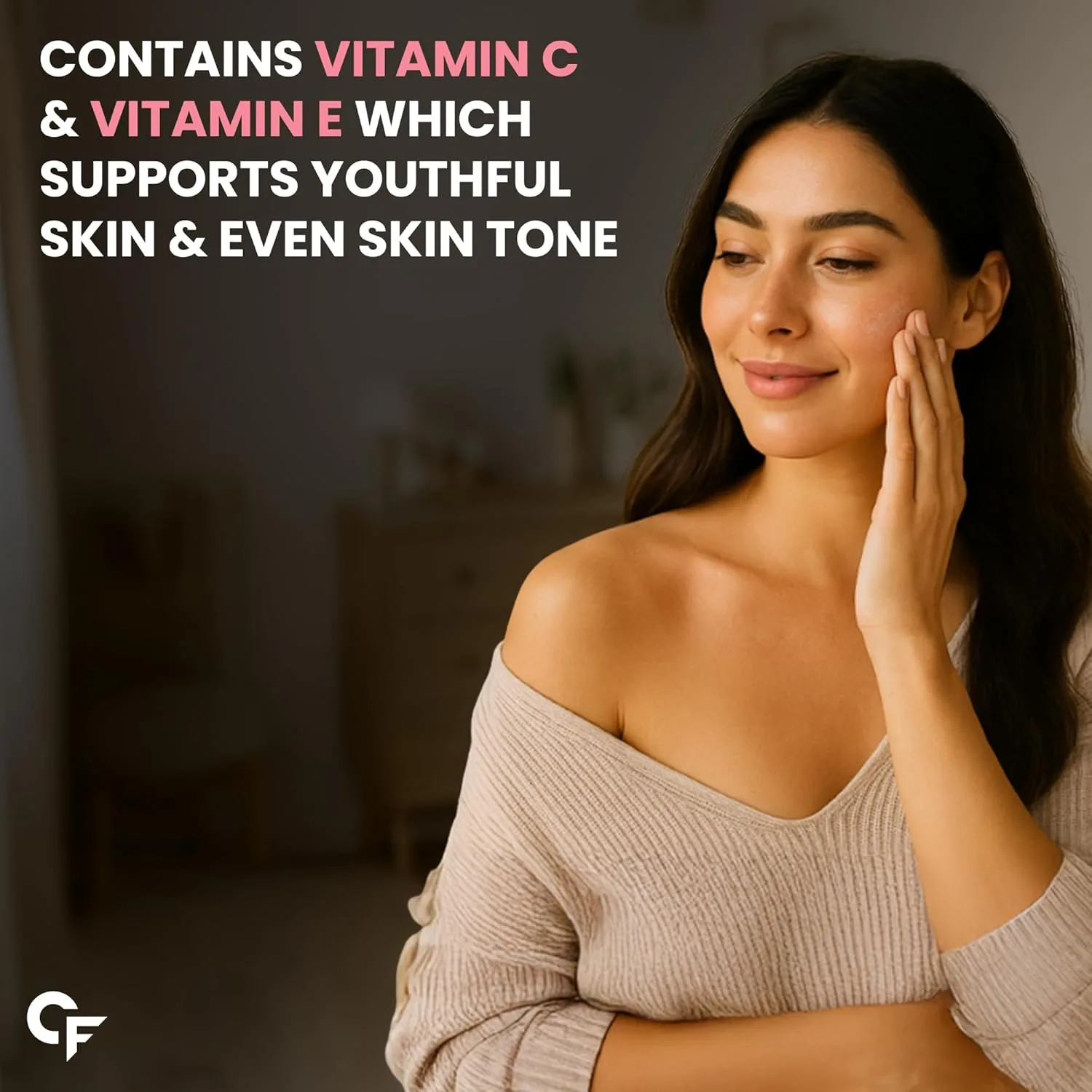 Carbamide Forte Hydrolyzed Marine Collagen Tablets | Type 1 Peptides with Hyaluronic Acid | Skin, Hair & Nails Support-7