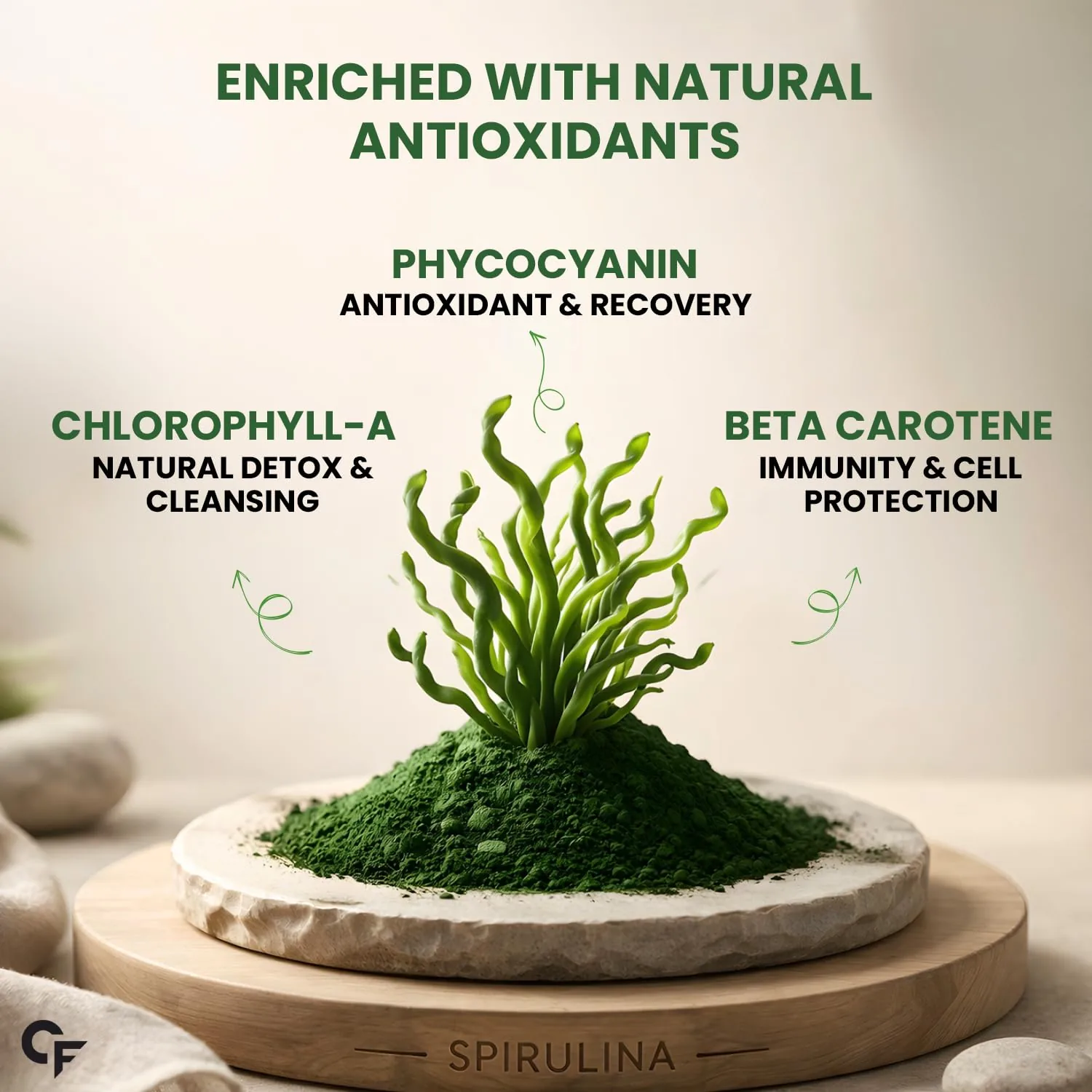 Carbamide Forte Organic Spirulina Tablets | Certified Green Superfood | Plant-Based Protein & Antioxidant Support-7