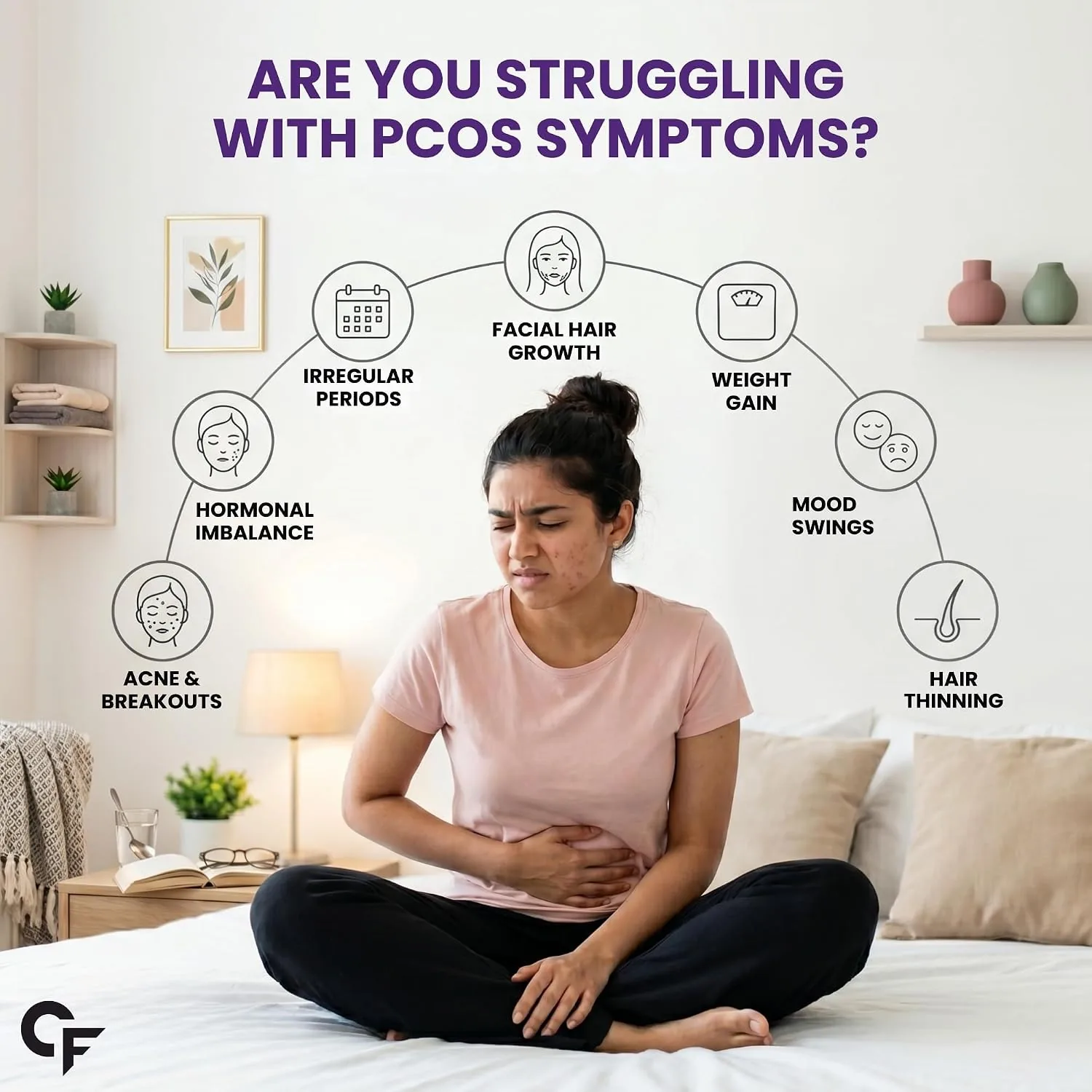 Carbamide Forte PCOS Support Tablets with Myo-Inositol to D-Chiro-Inositol 40:1 | Women's Hormone Balance Supplement | Ovarian Health and Cycle Regularity Support-3