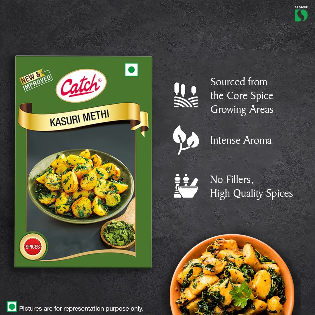 Catch Kasuri Methi | Dried Fenugreek Leaves | Aromatic Culinary Herb-4