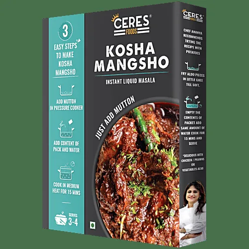 Ceres Foods Kosha Mutton Instant Liquid Masala - Mutton Cooking Paste