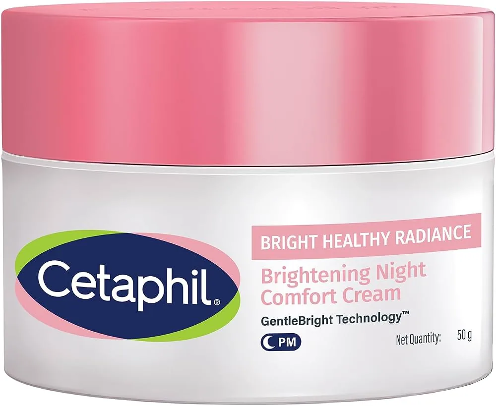 Cetaphil Bright Healthy Radiance Night Comfort Cream | Nourishing Overnight Moisturizer | GentleBright Technology for Even Skin Tone-1