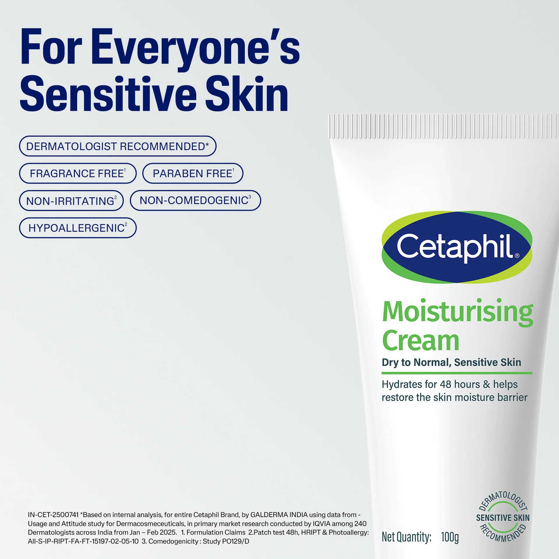Cetaphil Moisturising Cream For Dry to Normal Sensitive Skin-2