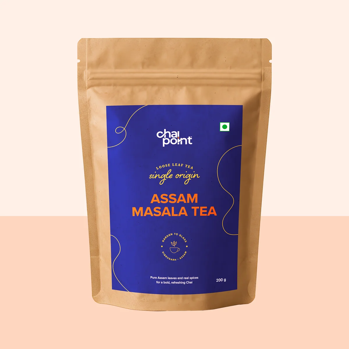 Chai Point Signature Assam Masala Tea | Spiced Black Tea | Immunity & Energy Booster-1